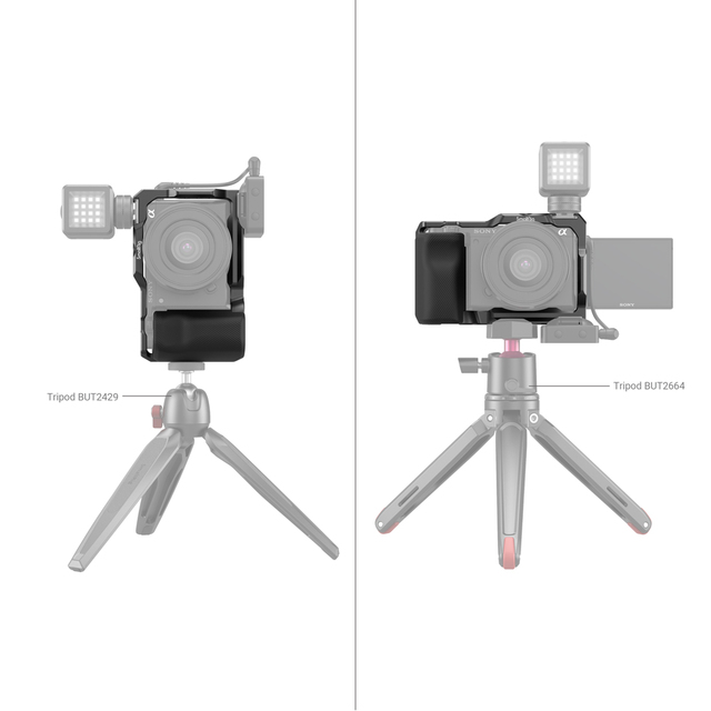 SmallRig Camera Cage with Grip for Sony ZV-E10 ZVE10 3538B