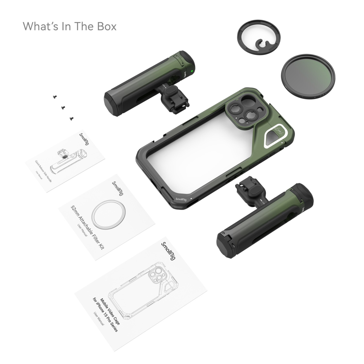  SmallRig Phone Cage for iPhone 15 Pro Max, Mobile